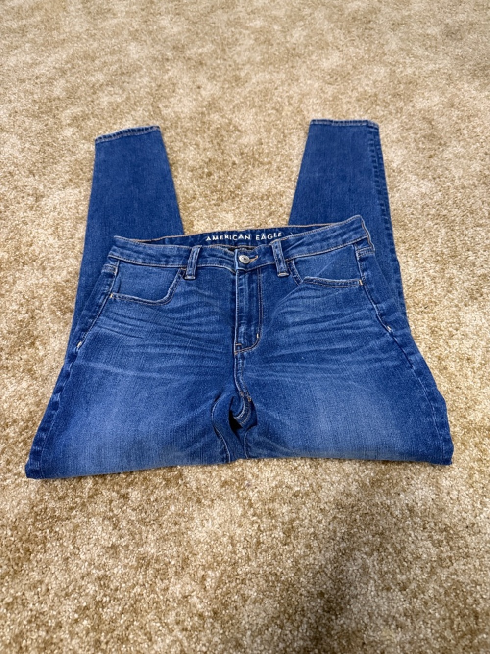 American Eagle Outfitters Dark Blue Skinny Jeans